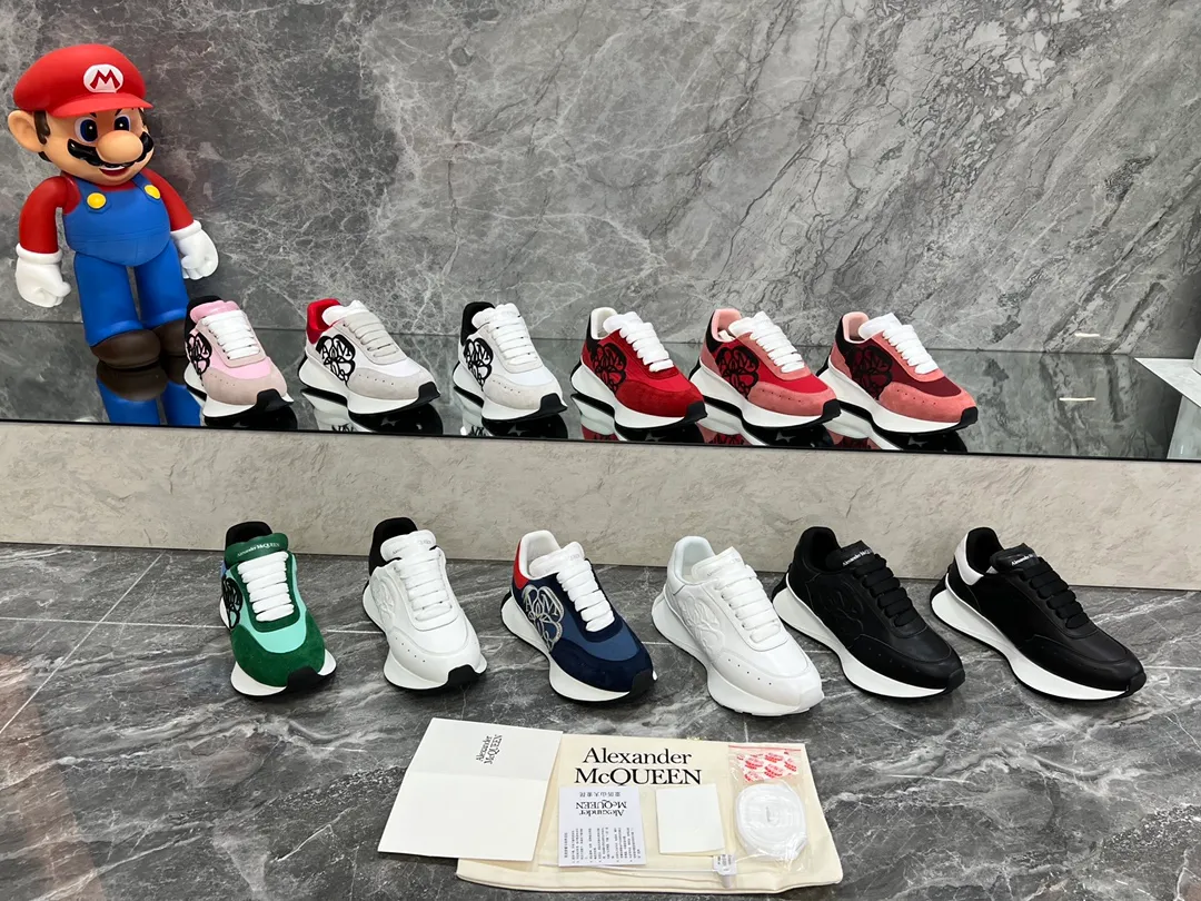 👟👟Ex-factory price 560👟👟 Men's model ➕10 2022🆕New model ❗️Chip version ❗️Ma queen McQueen thick-soled sneakers 🔥The official website is the one that was sold out as soon as it was new ❗️The highest version on the entire network (you can enter the official website by approaching the phone with your left foot😼) code number 34-40